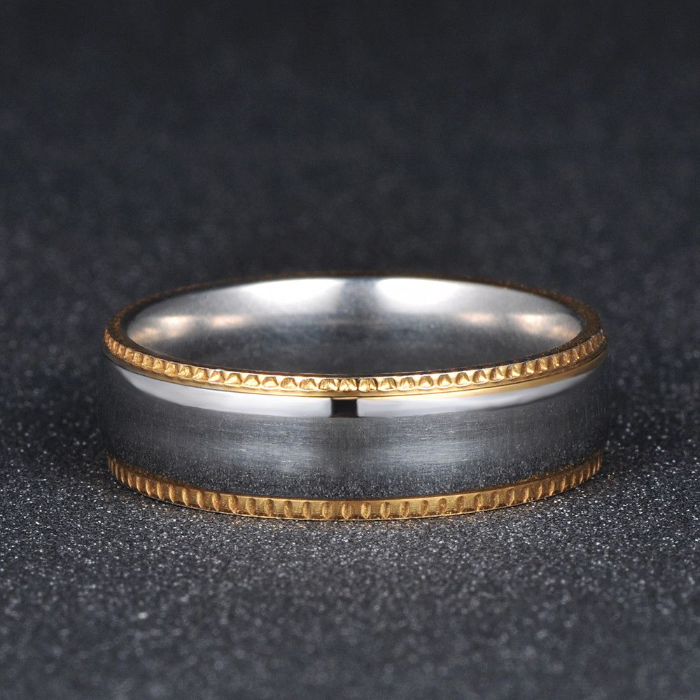 Jewelry Stainless Steel Rock Ring Size ONE SIZE - 2 Thumbnail