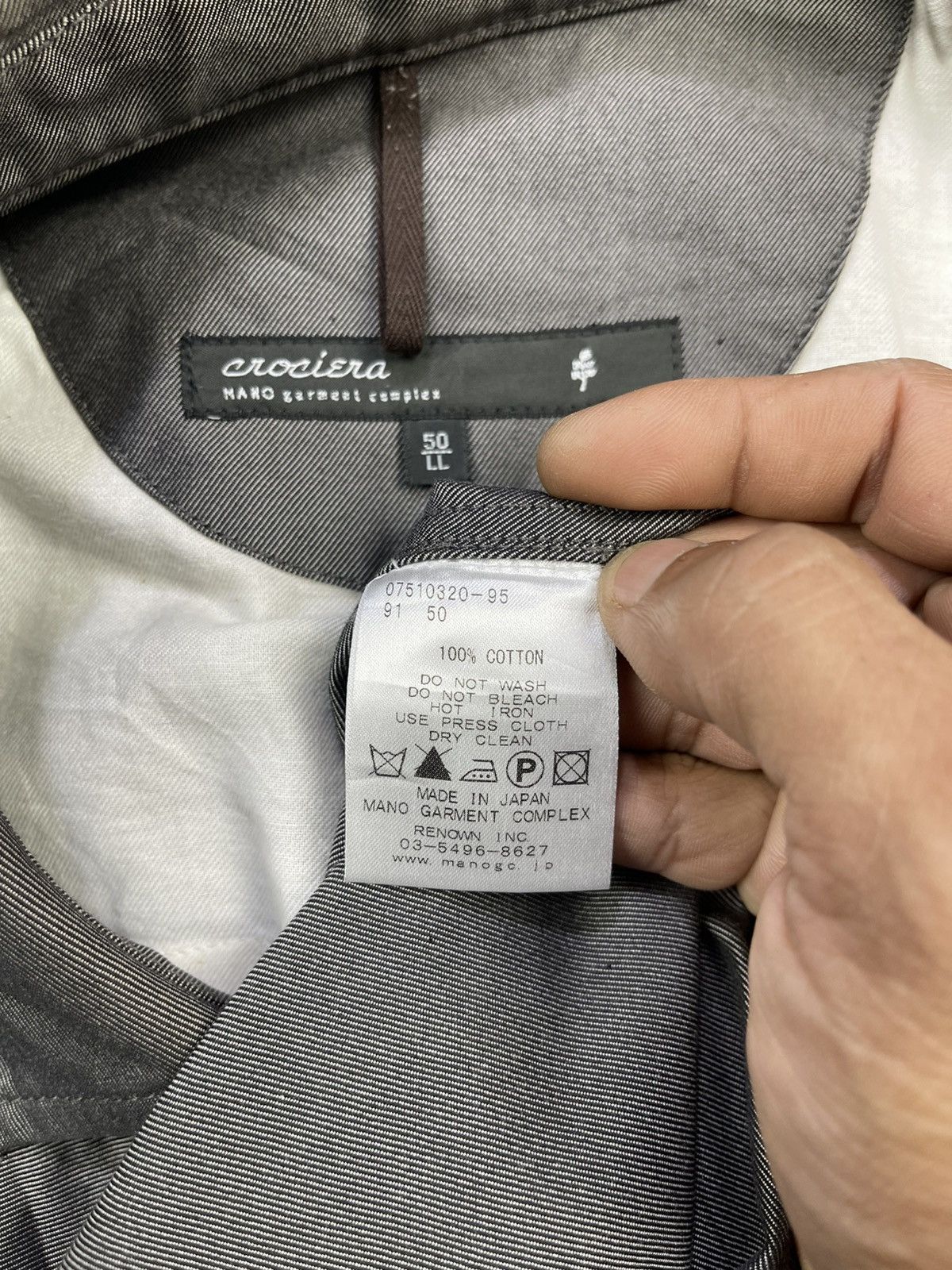 Japanese Brand Crociera Mano Garment Utility Workwear Chore Jacket Size US M / EU 48-50 / 2 - 13 Thumbnail