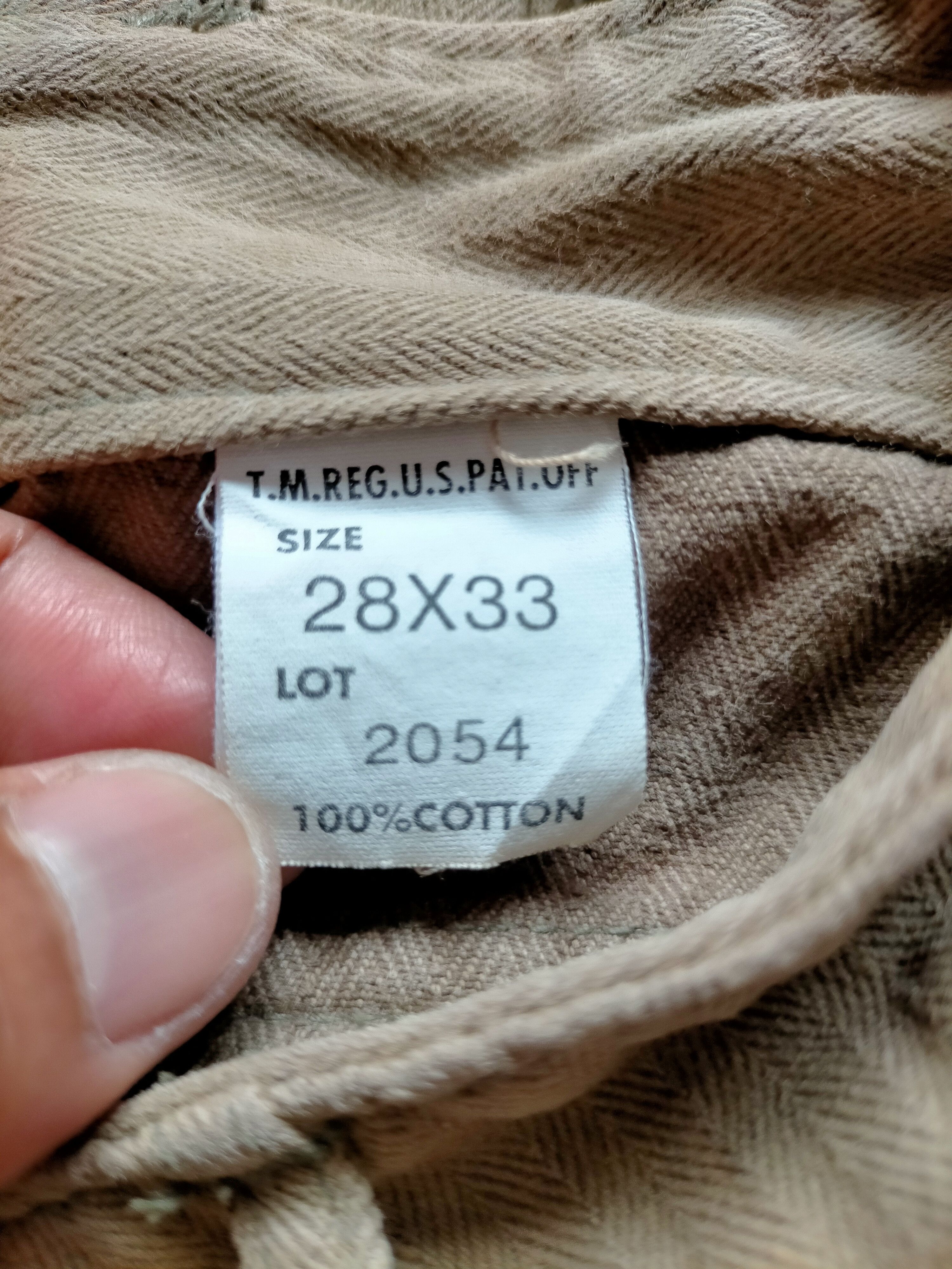 Japanese Brand × Vintage WW2 Army Green 13 Star HBT Trouser Pants Size US 28 / EU 44 - 16 Thumbnail