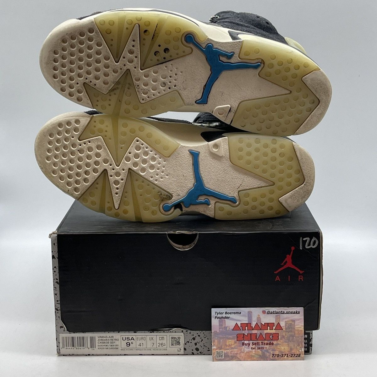 Jordan Brand Wmns Air Jordan 6 tech chrome Size US 9.5 / EU 42-43 - 7 Thumbnail
