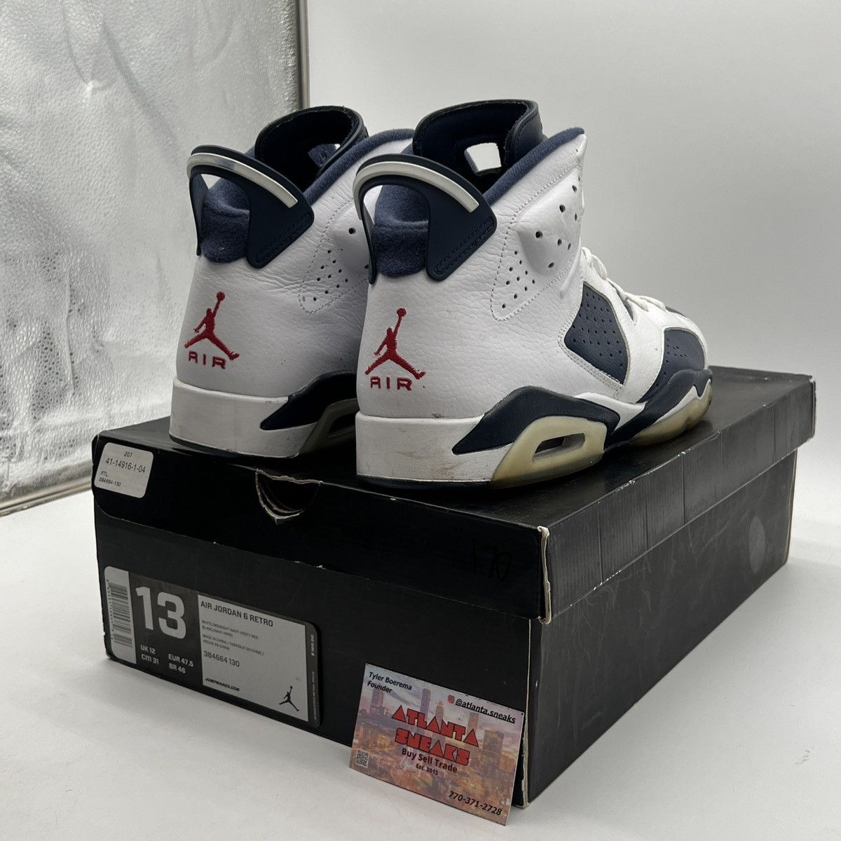 Jordan Brand Air Jordan 6 Olympic Size US 13 / EU 46 - 5 Thumbnail