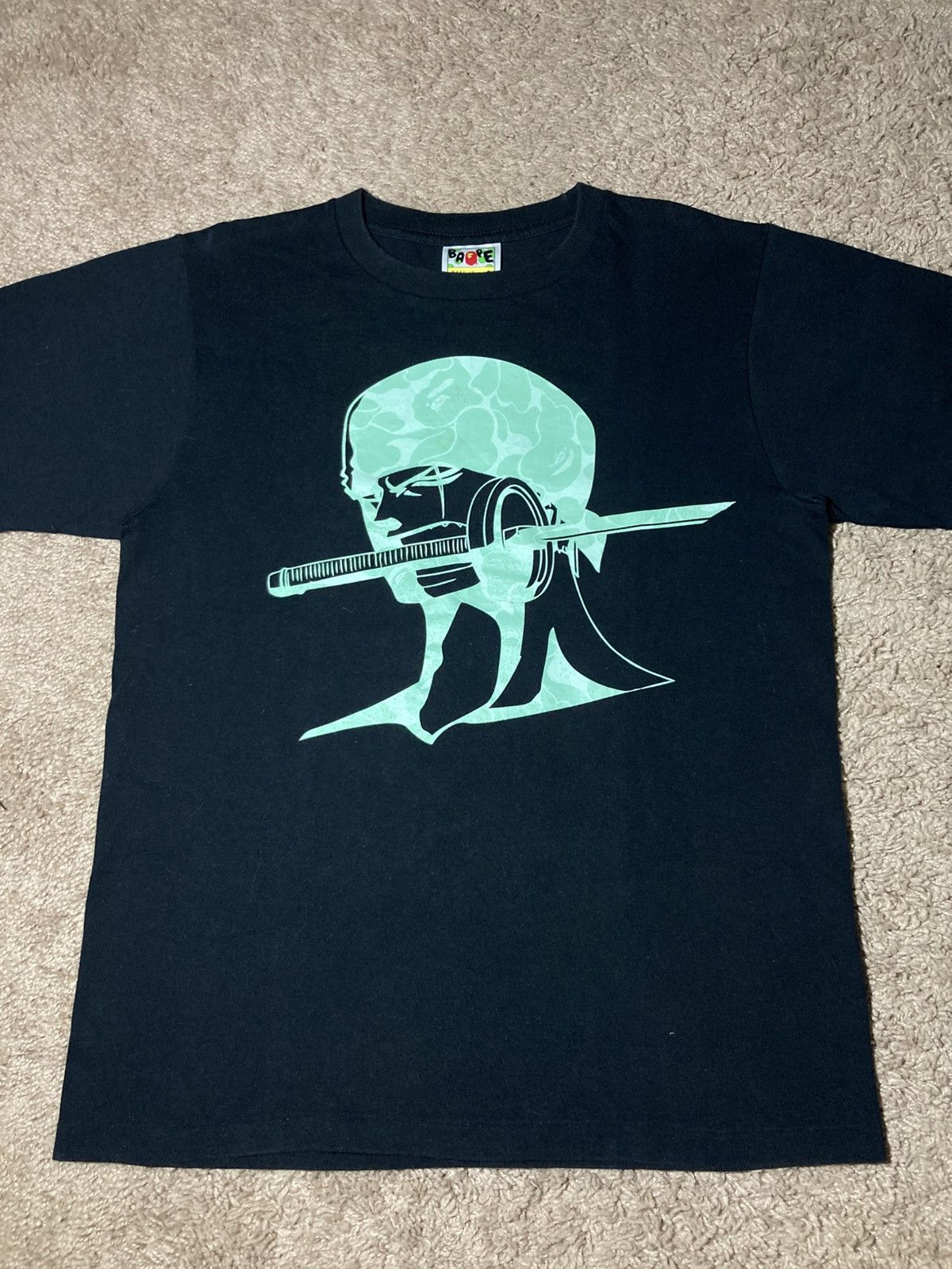 Bape 2013 Bape One Piece Zoro Camo Swords Anime Manga Roronoa Ape Size US S / EU 44-46 / 1 - 4 Thumbnail