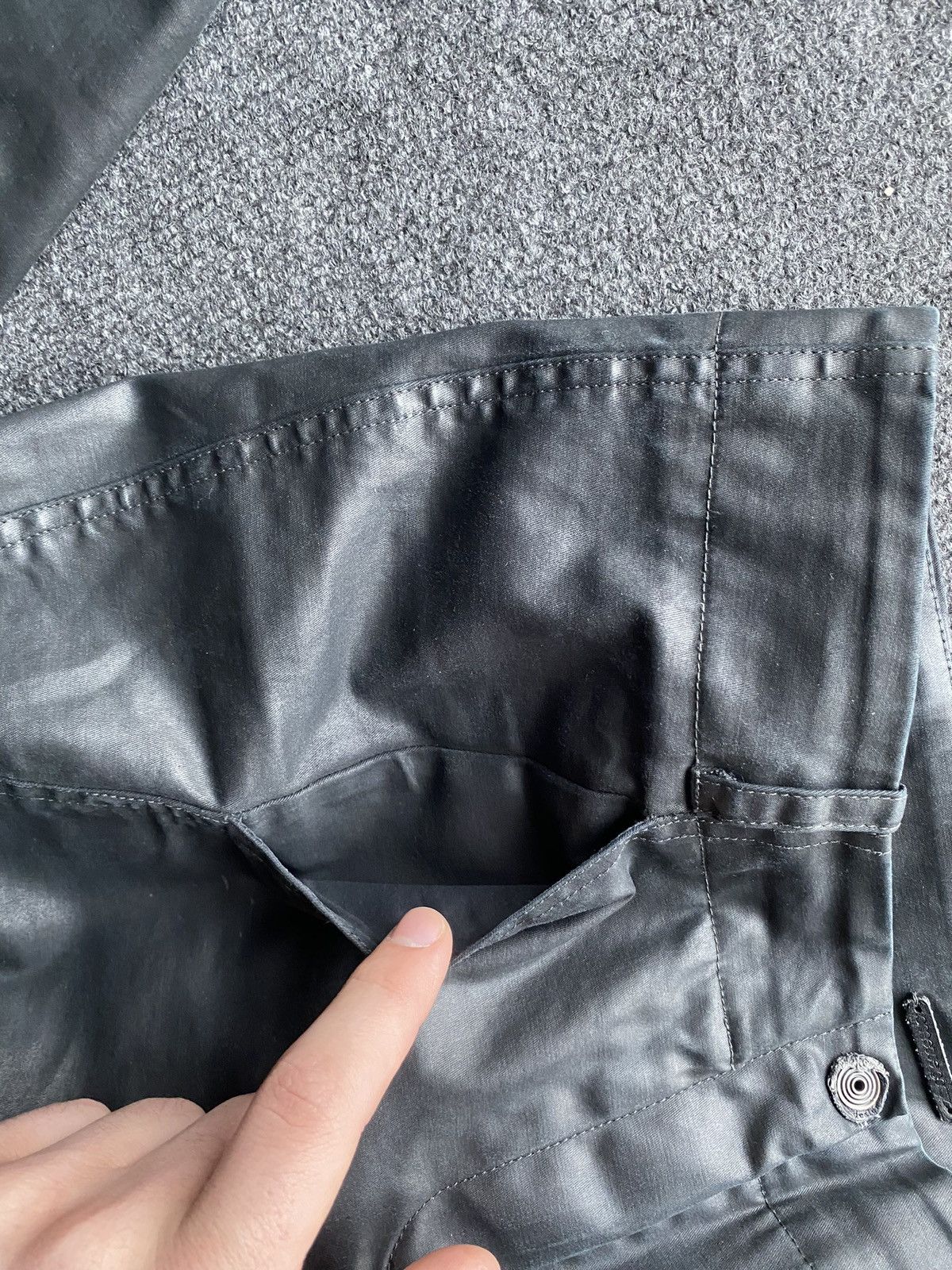 Annette Gortz 🔥GOTHIC Punk Annette Gortz Waxed Dress chino pants /rundholz Size 33" - 18 Thumbnail