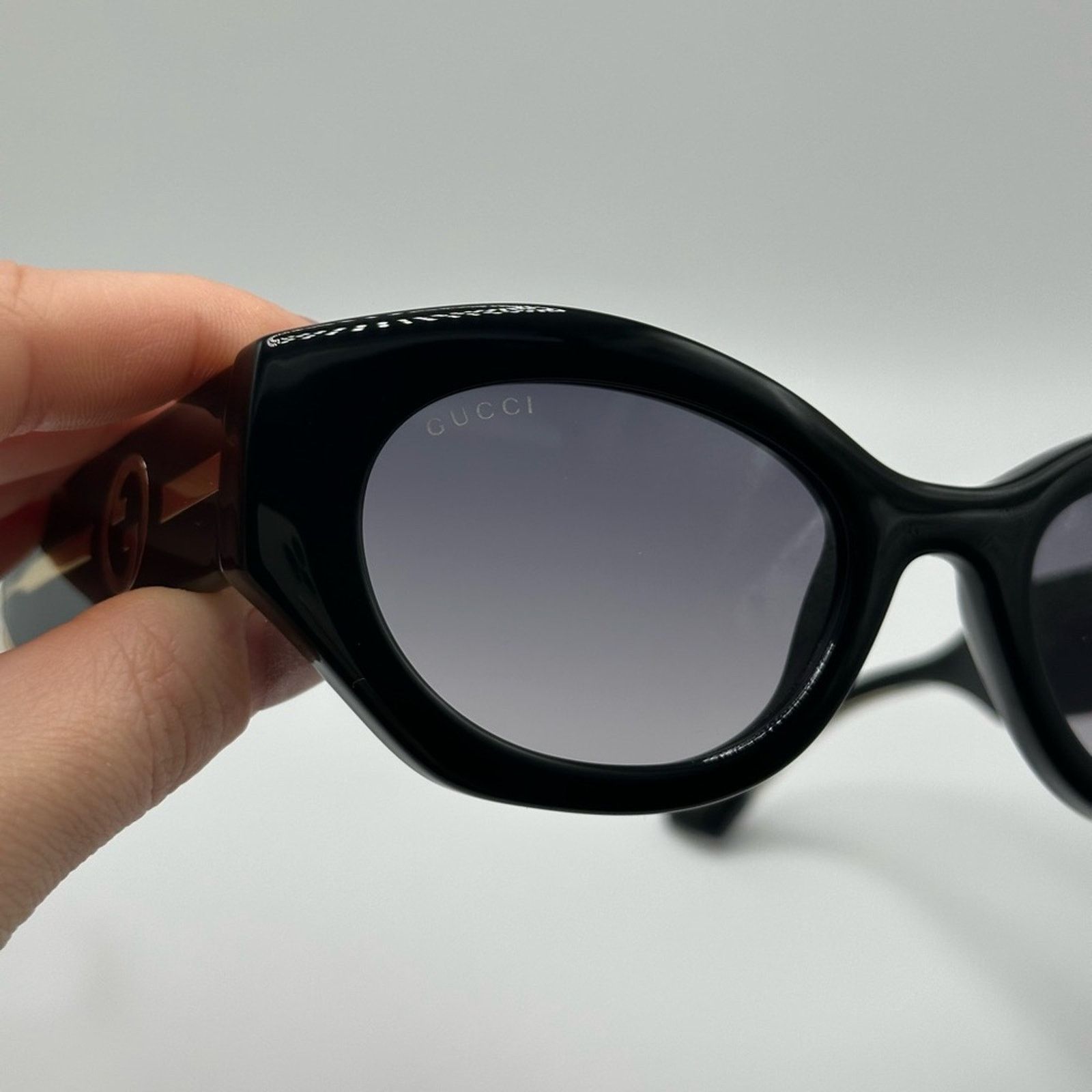 Gucci NEW Gucci Sunglasses GG1553S 001 Black Grey Gradient Women Size ONE SIZE - 5 Thumbnail