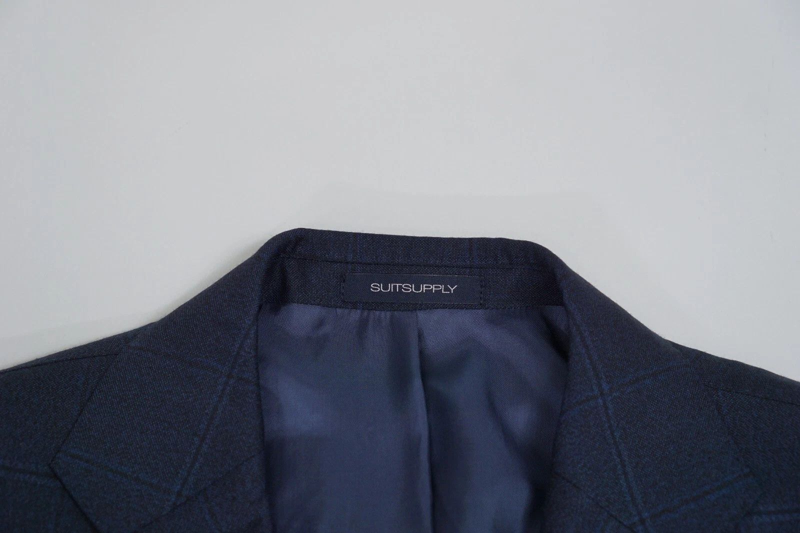 Suitsupply Men Suitsupply Blazer Lazio Pure Wool S110 Navy Blue US38L Size 38L - 3 Thumbnail