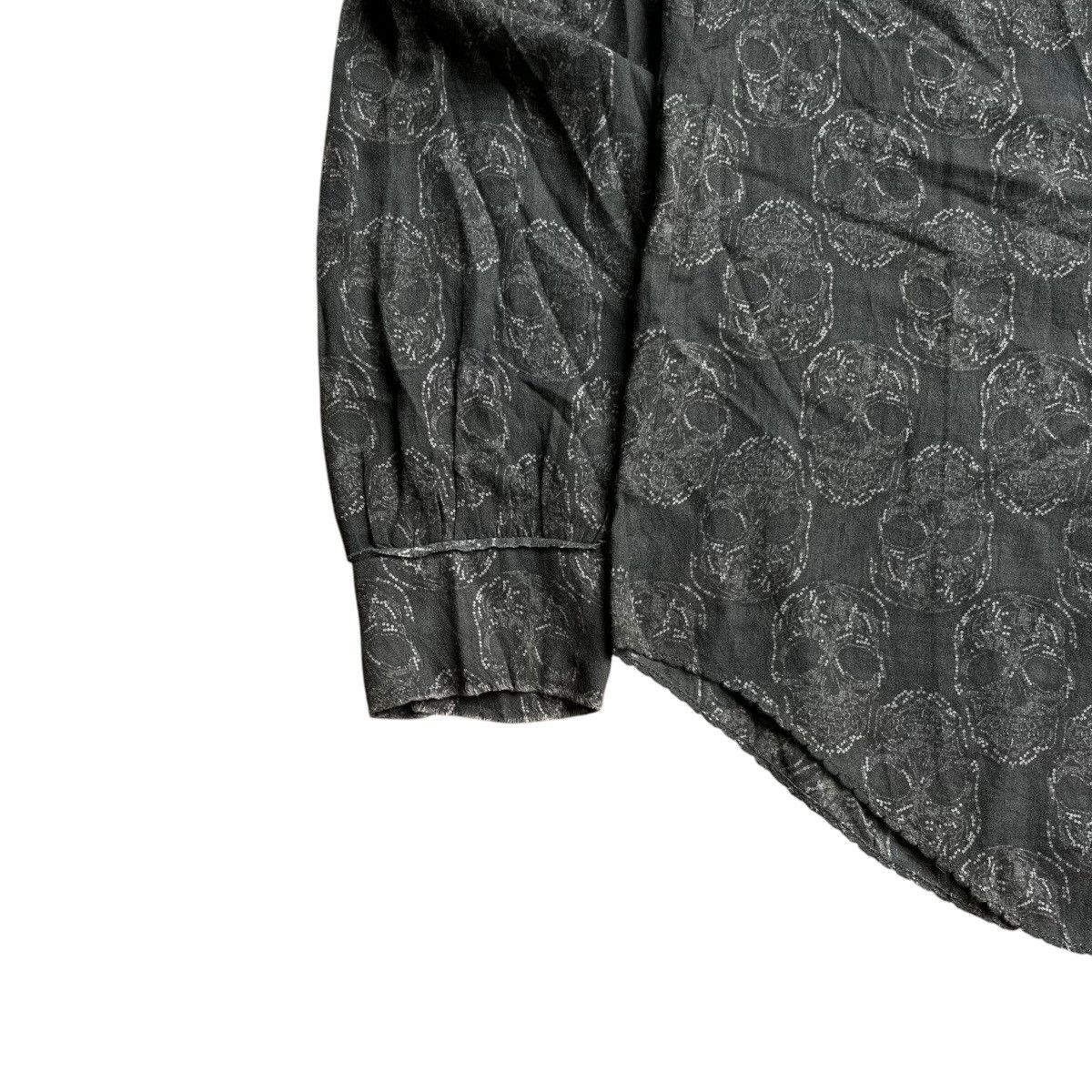Zadig & Voltaire Zadig & Voltarie Teva Skull Button Up Shirt Size US S / EU 44-46 / 1 - 2 Thumbnail