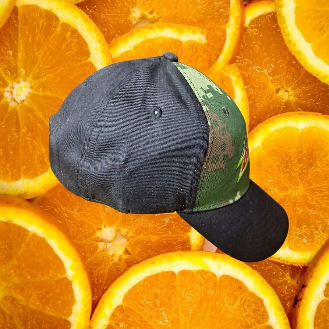 Mountain Dew Mountain Dew Hat Camo Black Adjustable Baseball Cap Logo Size ONE SIZE - 4 Thumbnail