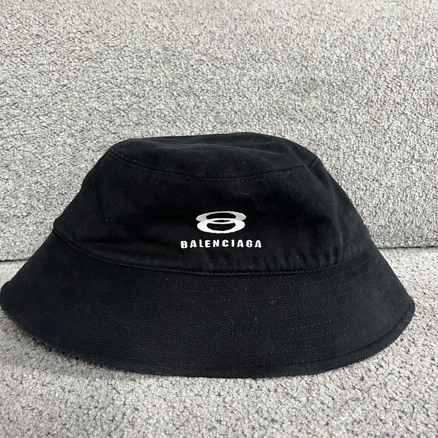 Balenciaga Balenciaga Retro Cotton Black Hat one size Men Size ONE SIZE - 1 Thumbnail