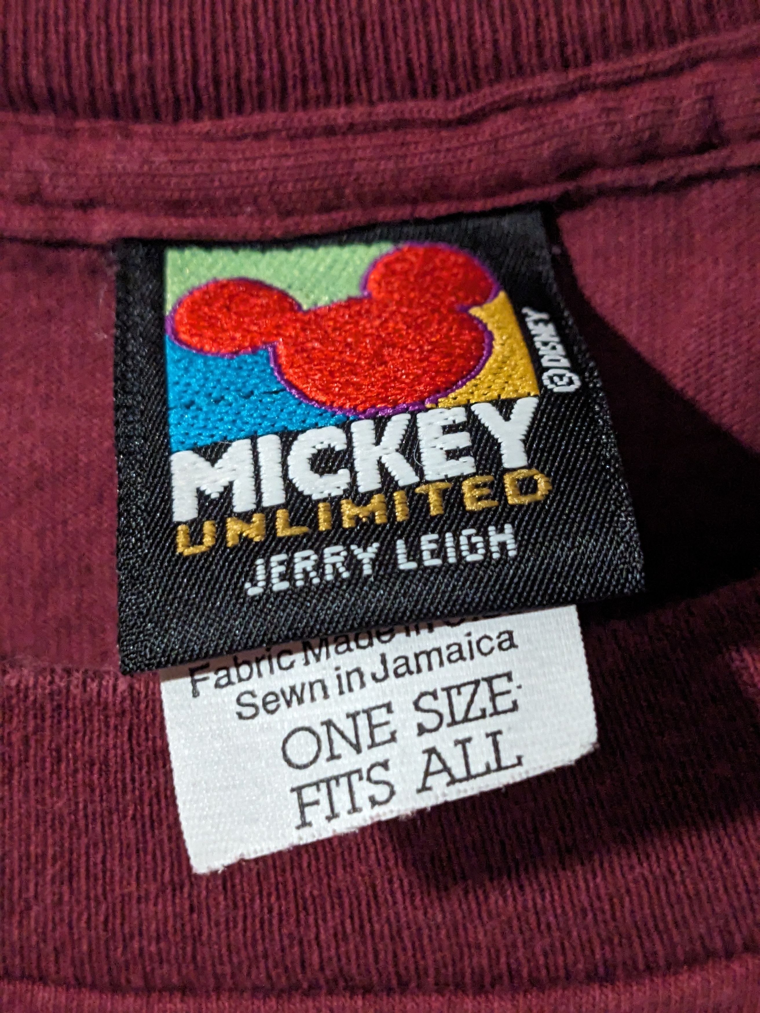 Disney × Mickey Unlimited × Vintage Vintage 90s Mickey Mouse Unlimited Ski Snow Winter T-Shirt Size US XL / EU 56 / 4 - 3 Thumbnail