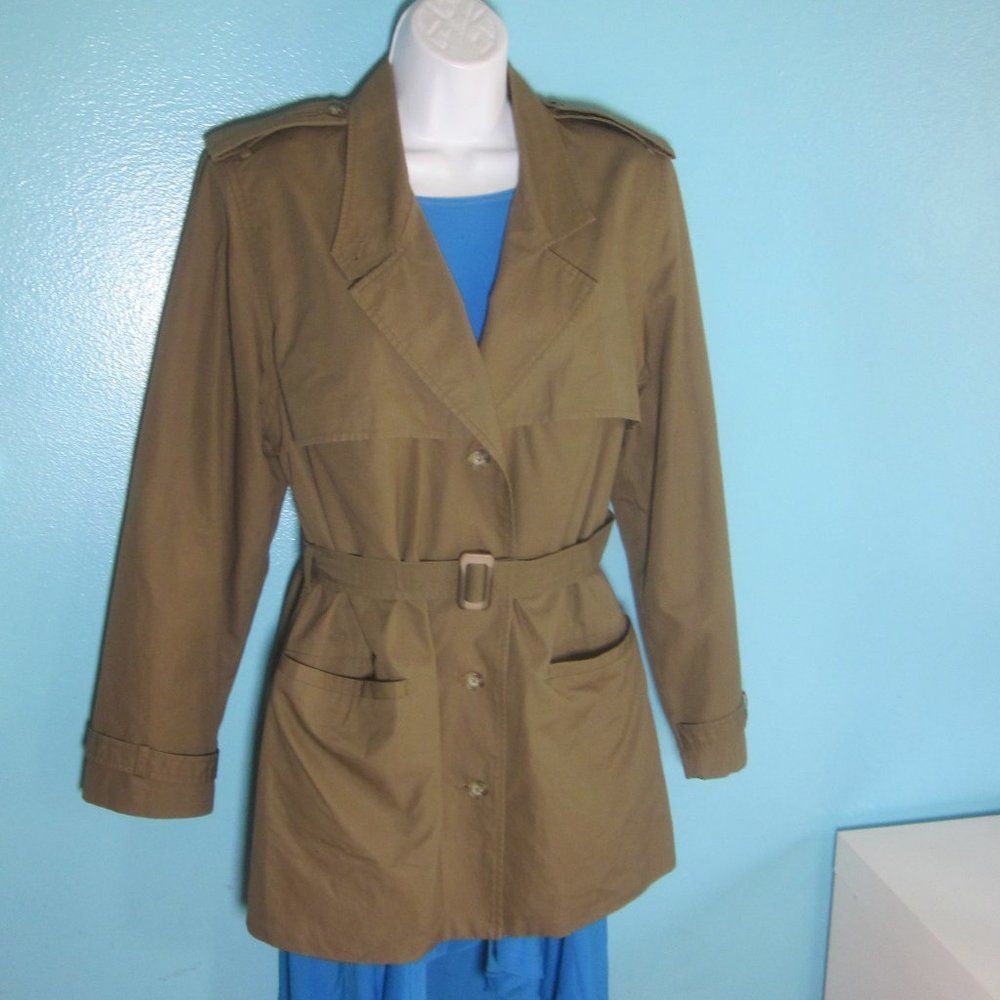 Banana Republic VINTAGE Late 70's Banana Republic Cotton Travel Trench Coat Size M / US 6-8 / IT 42-44 - 1 Thumbnail