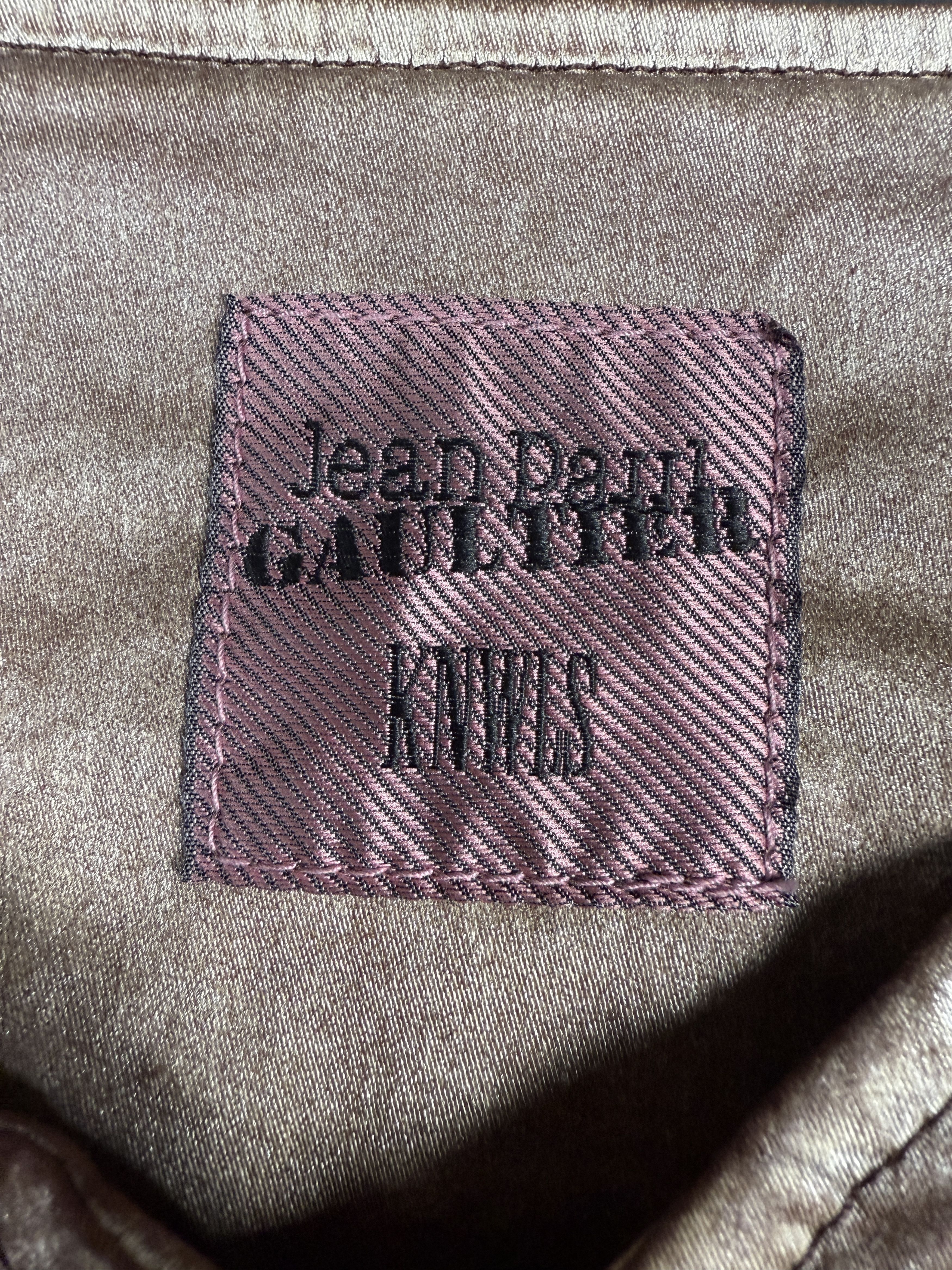 Jean Paul Gaultier × KNWLS $875 Jean Paul Gaultier KNWLS Low Waist Laced Straight Pants Size 25" / US 0 / IT 36 - 5 Thumbnail