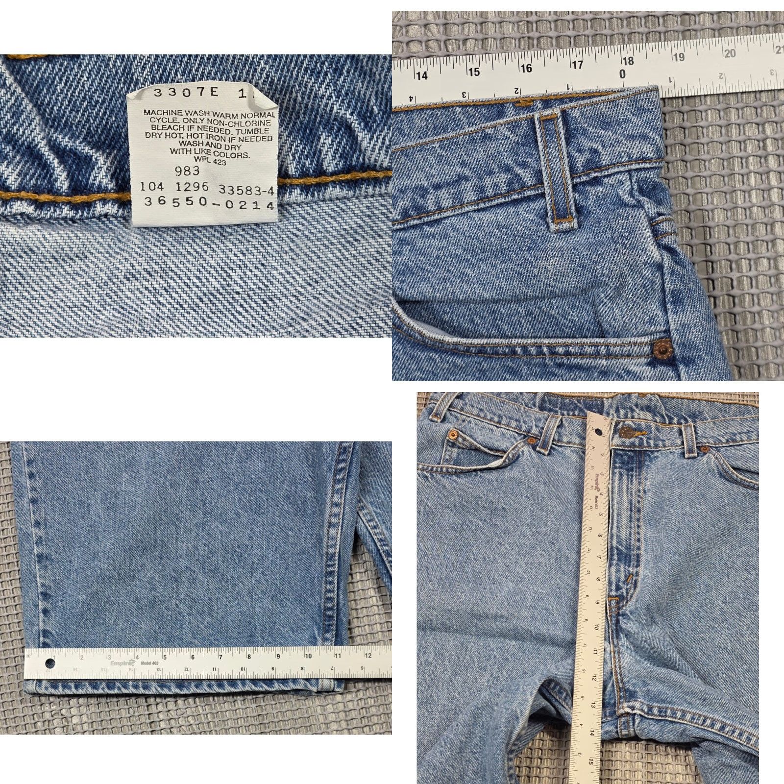 Levi's VTG Levi's 550 Relaxed Fit Denim Bermuda Shorts Mens 38 Blue OrangeTab Vintage Casual Pockets 11in Inseam Size US 38 / EU 54 - 8 Thumbnail