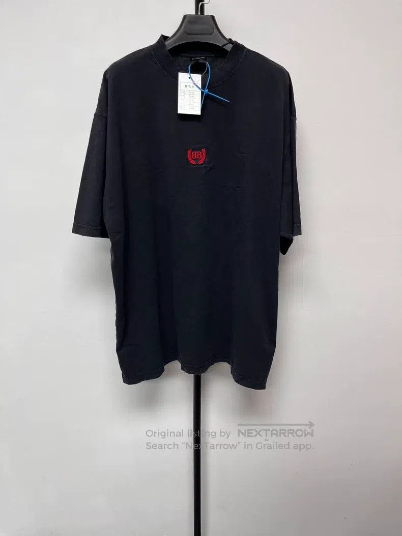 Balenciaga Balenciaga Faded plain weave short sleeve T-shirt, regular Size US XL / EU 56 / 4 - 1 Thumbnail