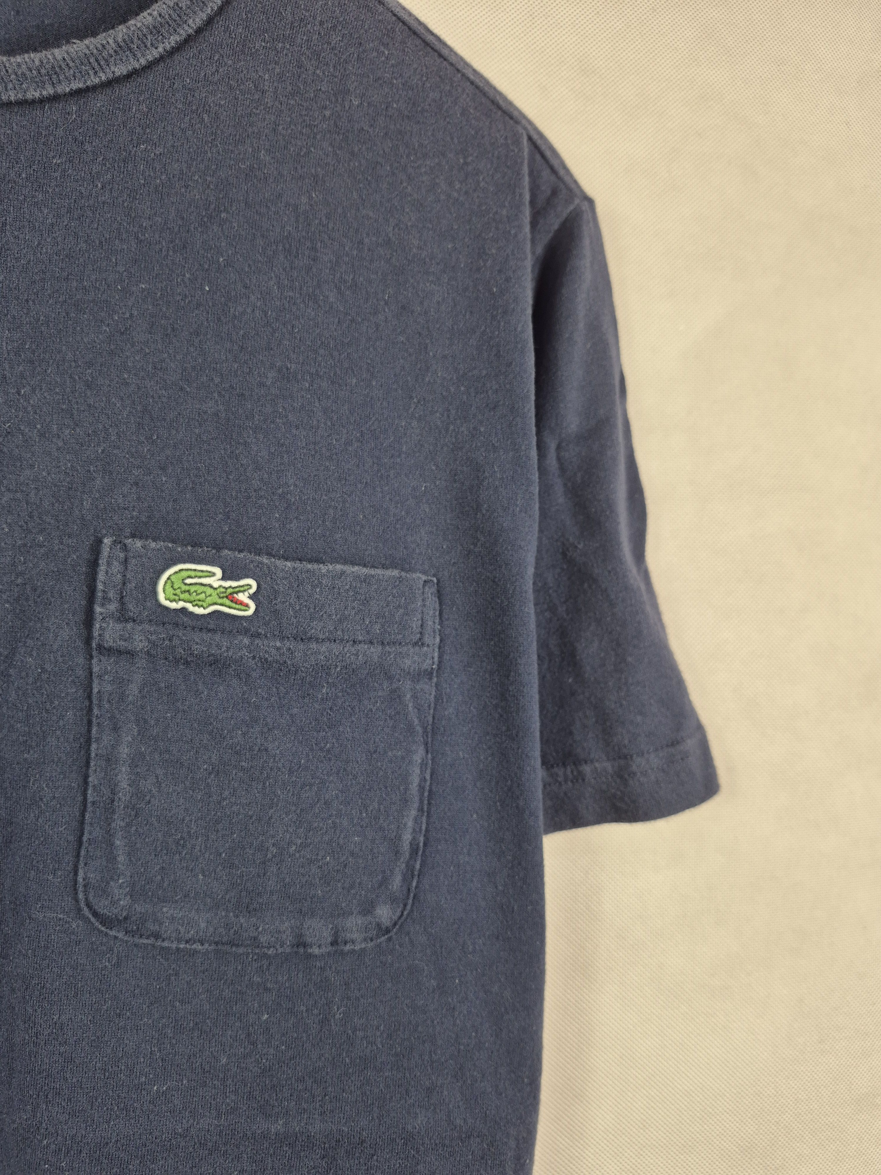 Lacoste 🔥 Lacoste Single Pocket Regular Fit Tee Navy Blue Size US M / EU 48-50 / 2 - 5 Thumbnail
