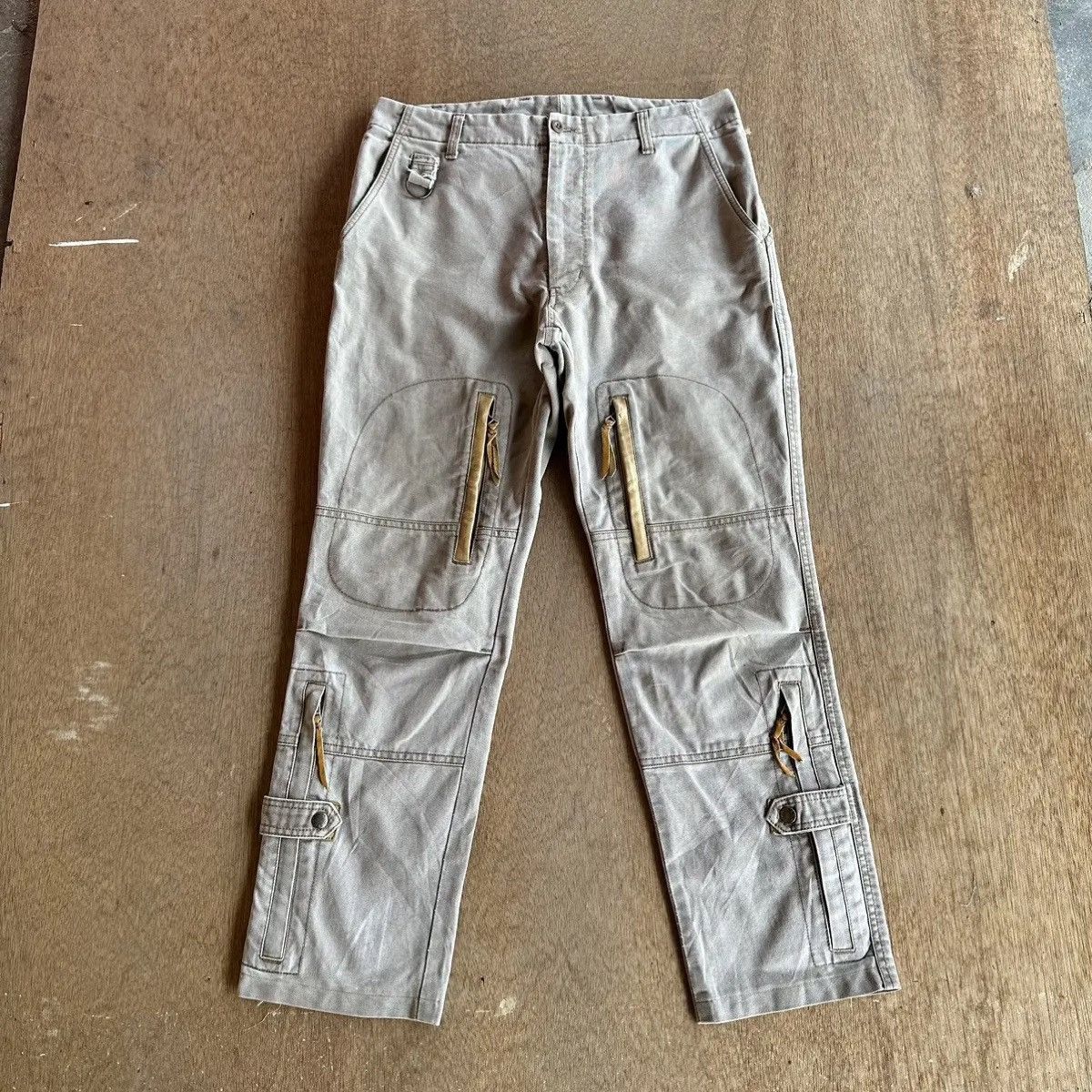 Le Grande Bleu (L.G.B.) CRAZY🔥🔥MIX FRITZ JAPAN Vintage Double Knee VERY RARE Pants Size US 30 / EU 46 - 3 Thumbnail