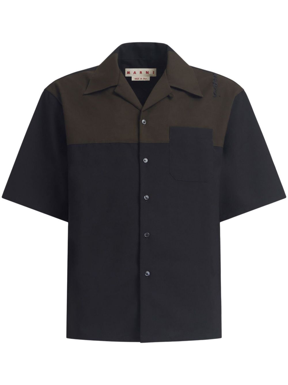 Marni WOOL COLORBLOCK SHIRT Size US S / EU 44-46 / 1 - 1 Thumbnail