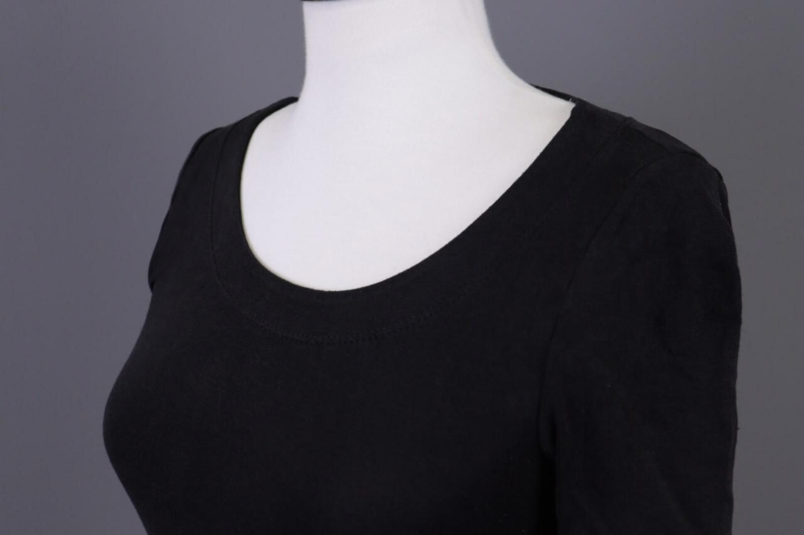 Wolford Wolford Black Short Sleeve Bodycon Top Shirt Size XS Size XS / US 0-2 / IT 36-38 - 7 Thumbnail