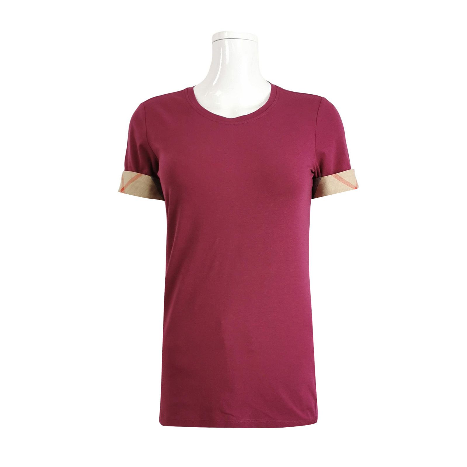 Burberry Burberry Brit Cotton Round Neck T-Shirt 0079 Size US S / EU 44-46 / 1 - 1 Thumbnail