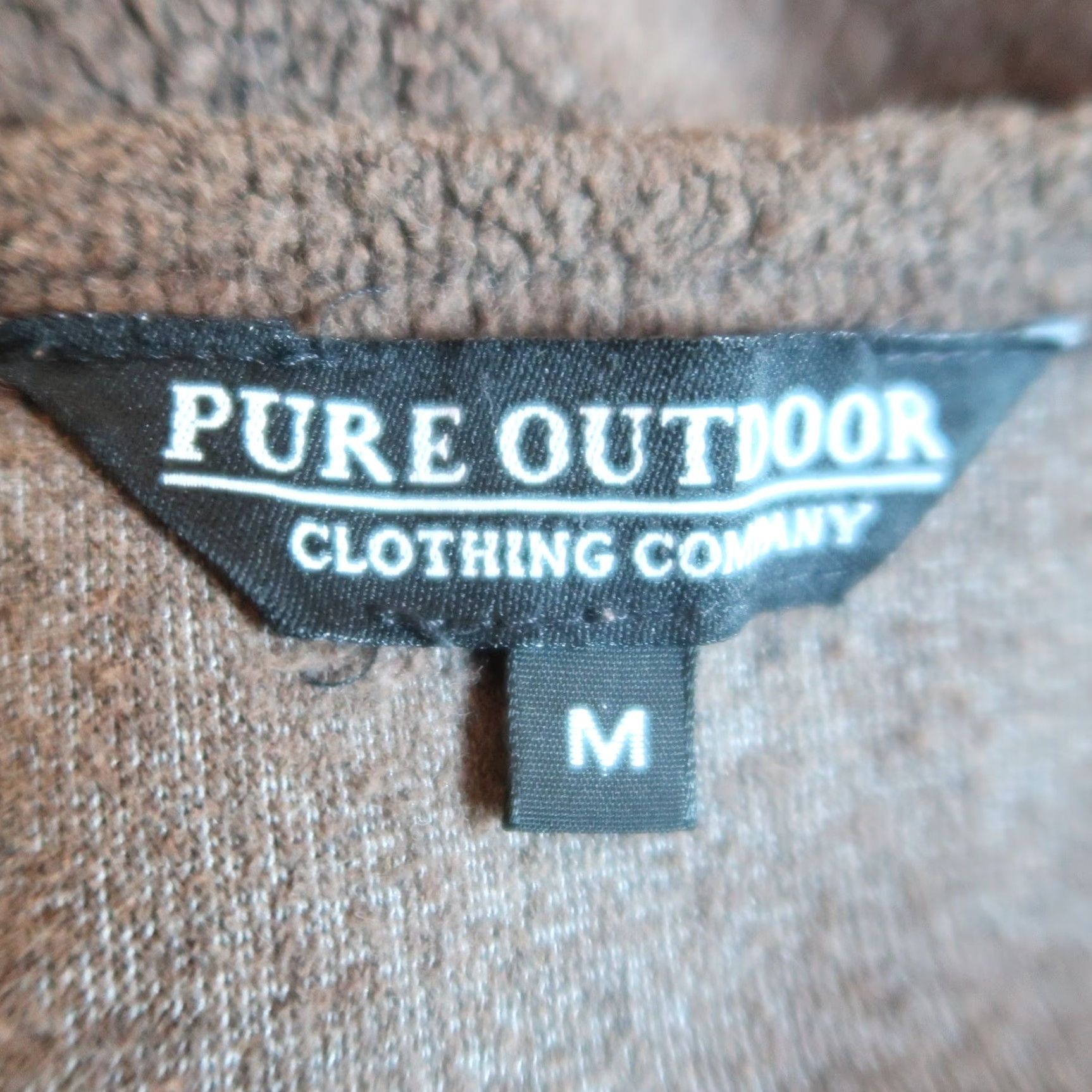 CO VINTAGE 90s Pure Outdoor Clothing Co Brown Fleece Vest M Women Sleeveless Button Front Short Jacket/Coat Casual Bohemian 90s Size M / US 6-8 / IT 42-44 - 5 Thumbnail