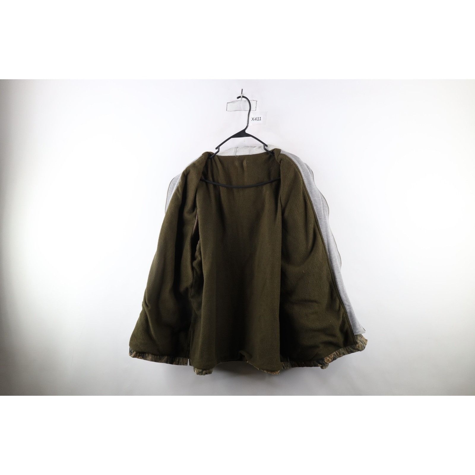 Vintage Vintage 90s Streetwear Faded Camouflage Hoodie Shirt Jacket Size US XL / EU 56 / 4 - 8 Thumbnail