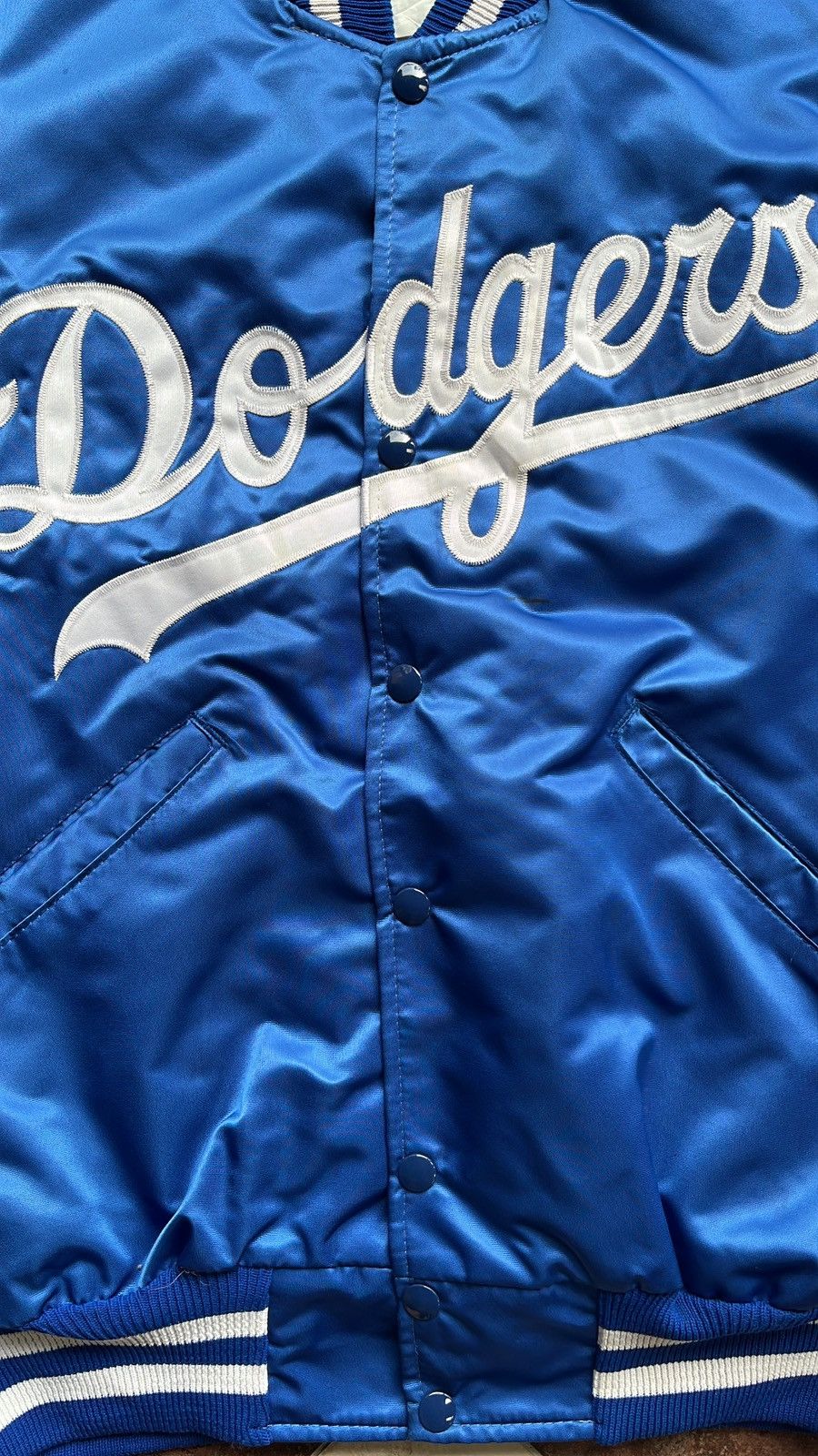 MLB MLB LOS ANGELES DODGERS SATIN VARSITY JACKET Size US L / EU 52-54 / 3 - 5 Thumbnail