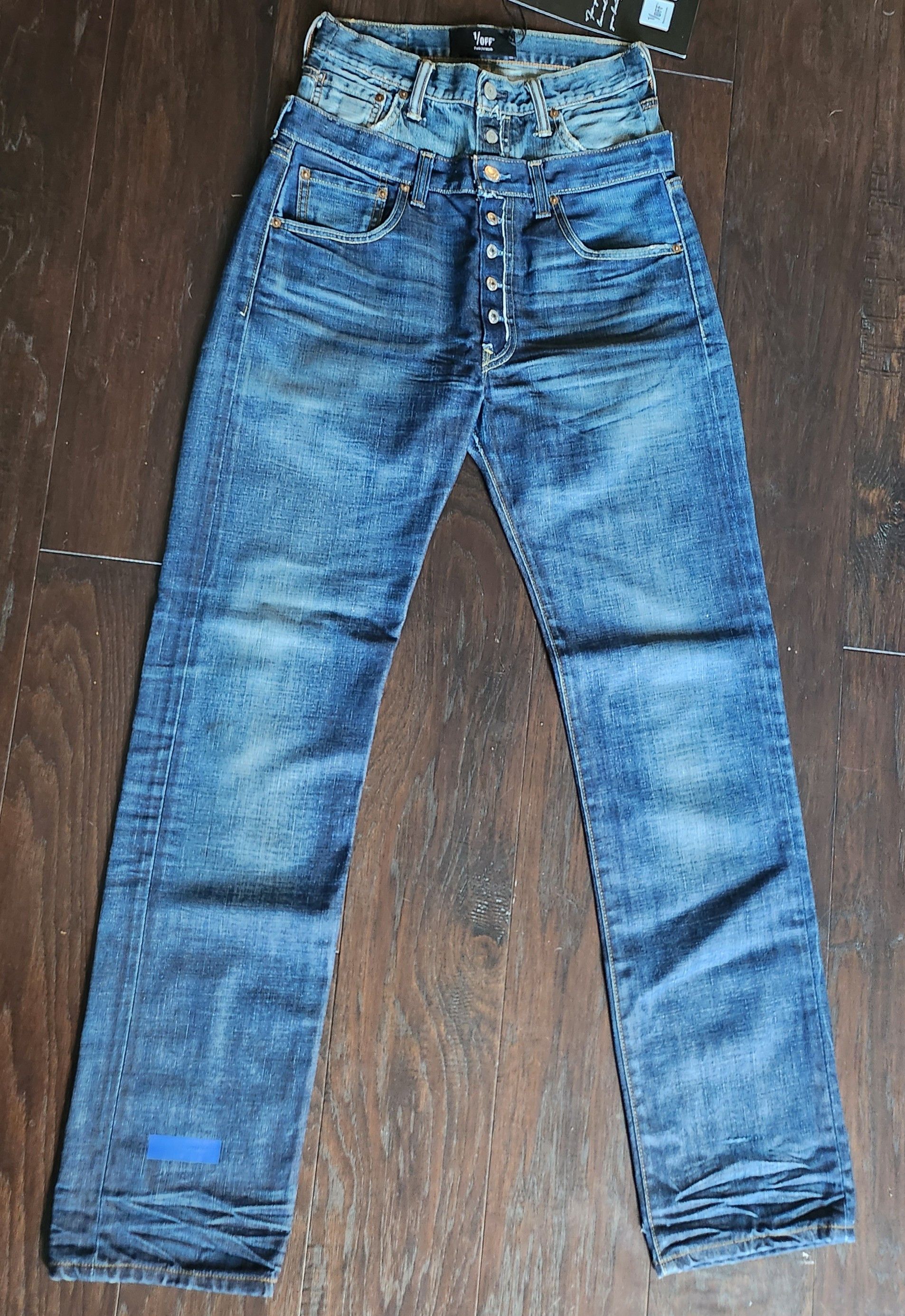 Designer × Levi's 1/OFF Paris(re)made Reworked Double Waisted Levi 501 Size US 30 / EU 46 - 1 Thumbnail