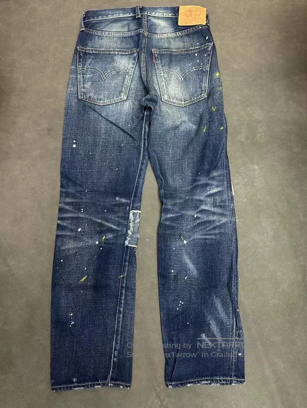 Levi's Vintage Clothing Levi's LVC 55501-0061 Patch Jeans. Size US 39 - 2 Thumbnail