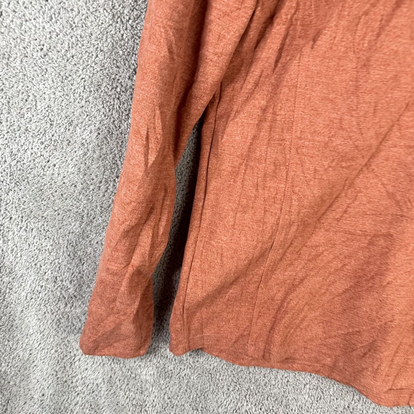 Avalanche Avalanche Pullover Mens S Orange 1/4 Zip Lightweight Stretch Hiking Shirt Size US S / EU 44-46 / 1 - 2 Thumbnail