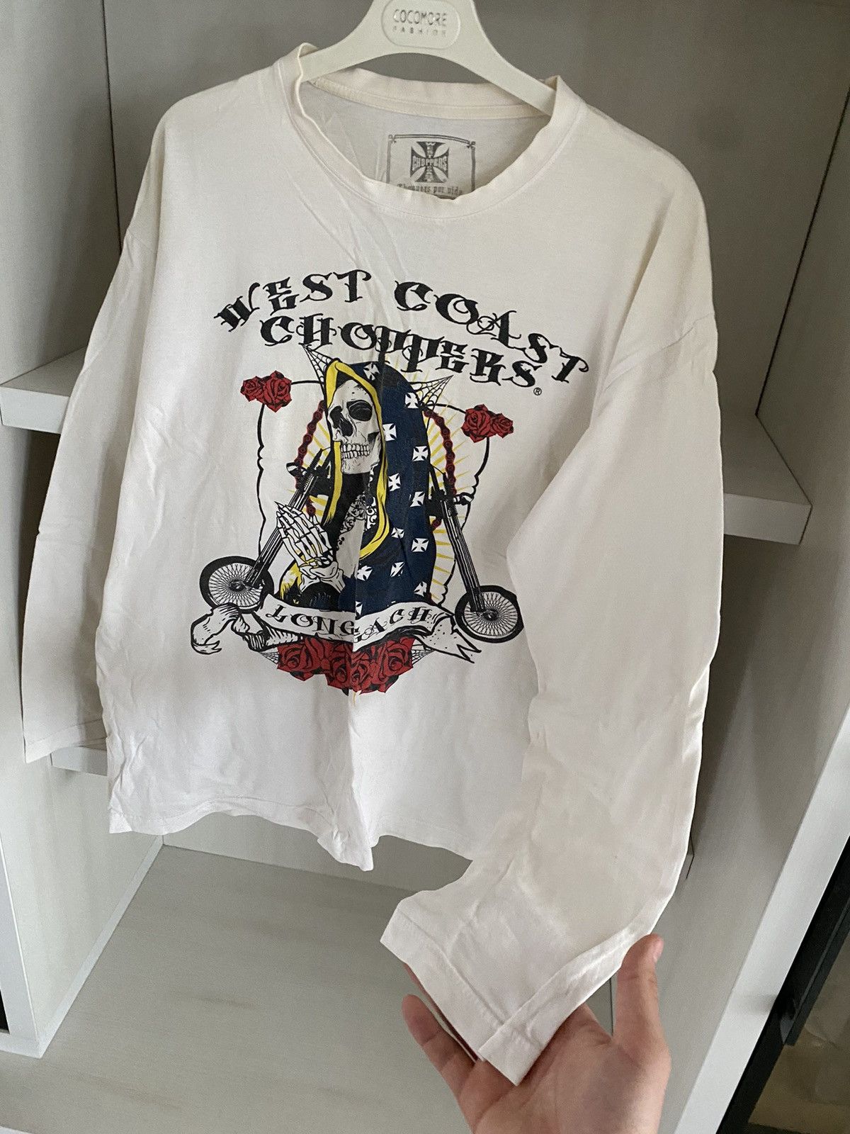West Coast Choppers Vintage West Cost Choppers Crazy LongSleeve Y2K Big Logo Size US XXL / EU 58 / 5 - 2 Thumbnail