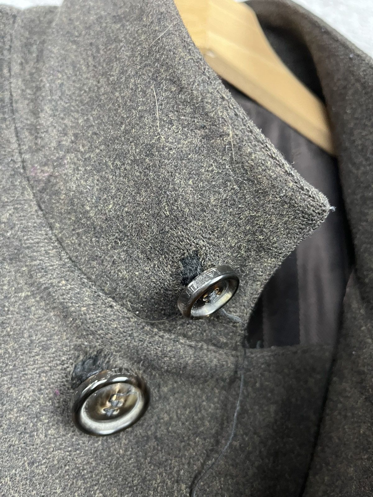 Lanvin Lanvin - Brown wool coat French luxury Size US L / EU 52-54 / 3 - 6 Thumbnail