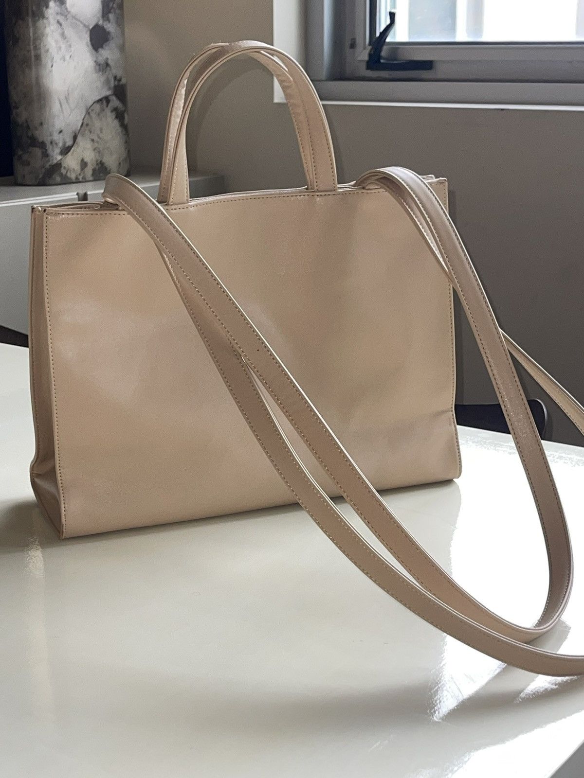 Telfar Telfar Medium Creme Bag w Dust Bag Size ONE SIZE - 19 Thumbnail