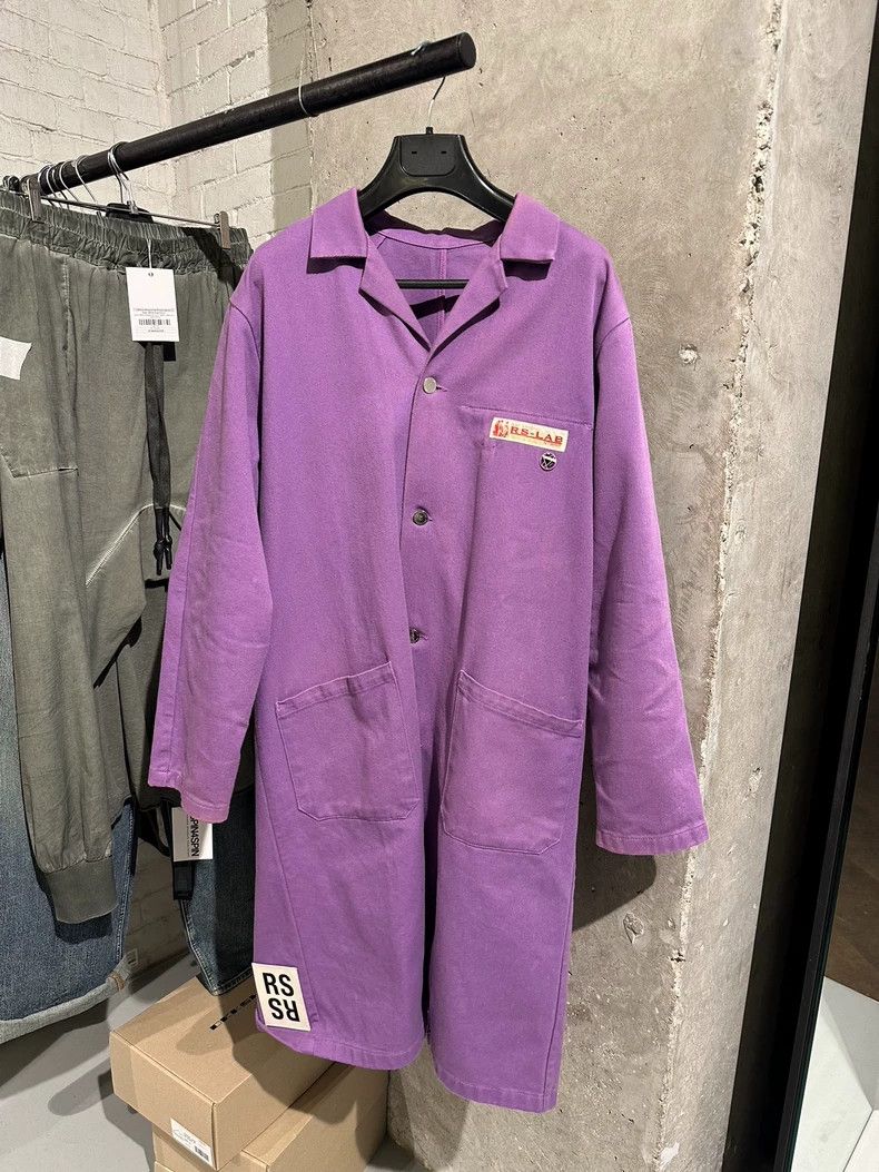 Raf Simons Raf Simons Purple Denim Logo Patched Pins Detailed Cotton Size US S / EU 44-46 / 1 - 2 Thumbnail