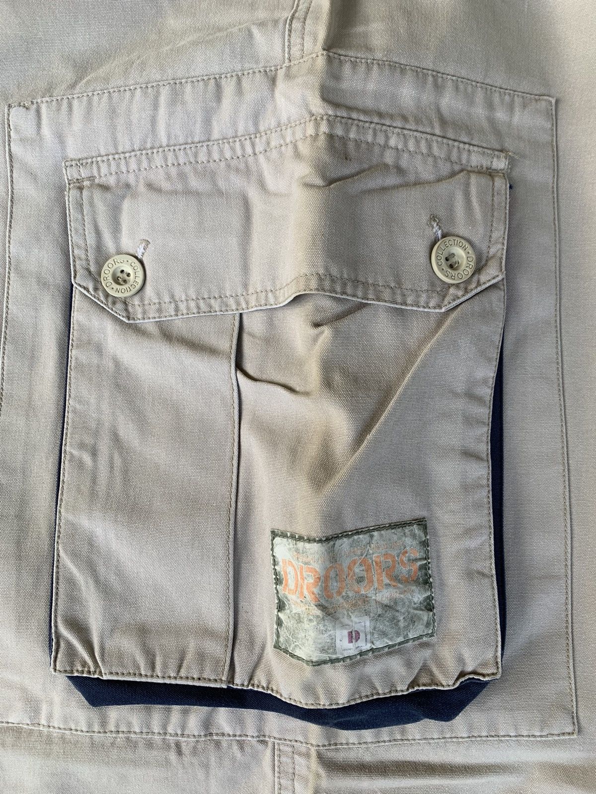 DC × Droors Vintage 90s Droors Clothing Cargo Pants Size US 32 / EU 48 - 8 Thumbnail