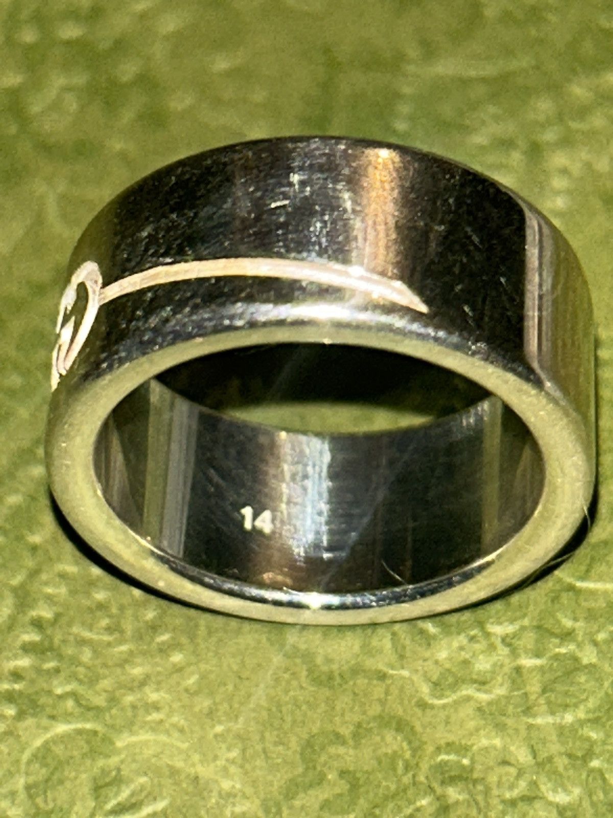 Gucci Gucci Interlocking G Silver 925 Gucci Tag Ring 774053 Size ONE SIZE - 5 Thumbnail
