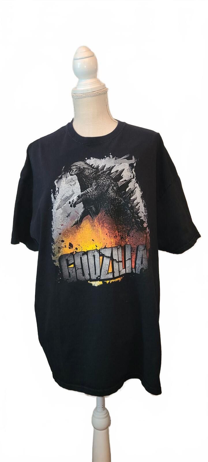 Other Godzilla Graphic Black Cotton T-Shirt XXL Size ONE SIZE - 1 Thumbnail