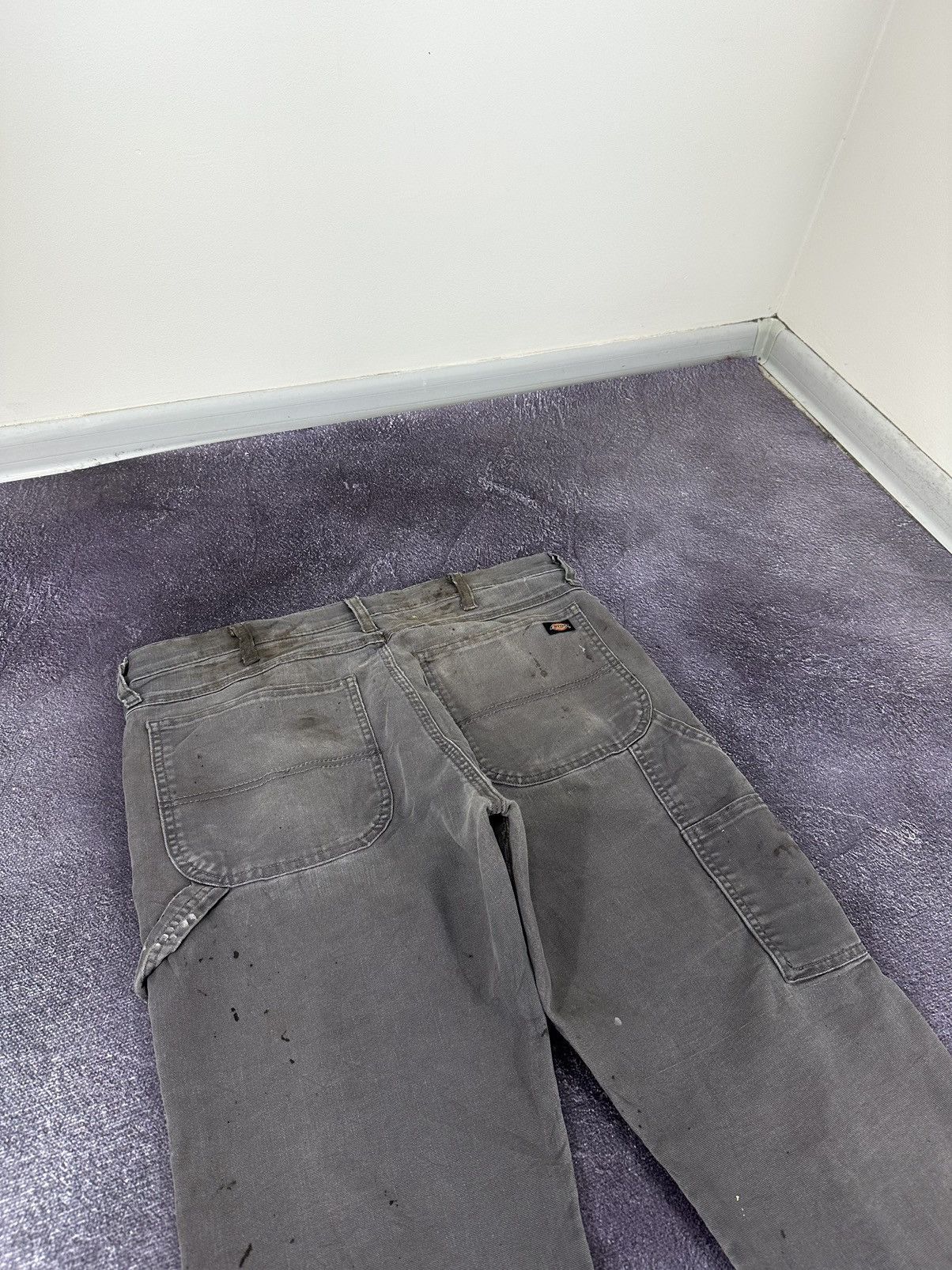 Dickies Vintage Dickies Faded Grey Distressed Y2K Hype Work Pants Size US 34 / EU 50 - 6 Thumbnail