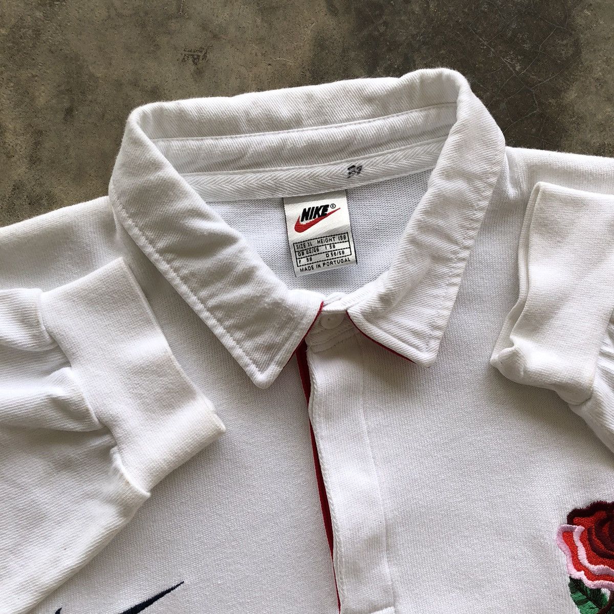 Nike × Vintage NIKE Vintage 90s England Rugby League Polo Shirt Size US XL / EU 56 / 4 - 6 Thumbnail
