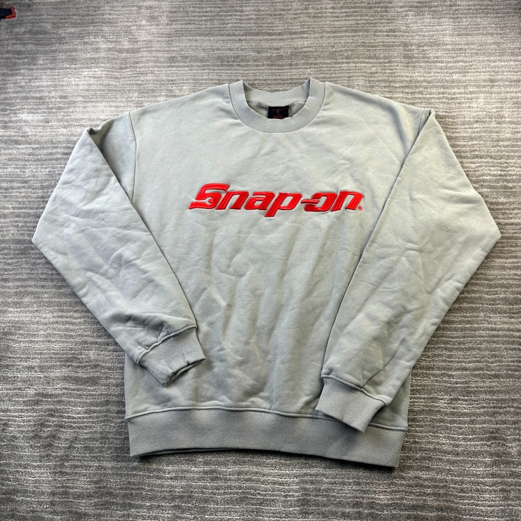 Vintage Snap On Tools Sweatshirt Mens Small Gray Fleece Pullover Crewneck Work Wear Size US S / EU 44-46 / 1 - 2 Thumbnail