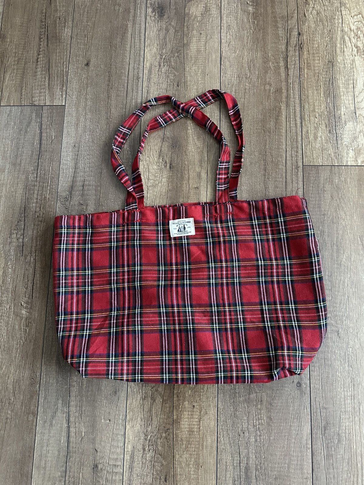 Sezane Sezane & Octobre Editions Checked Bag Size ONE SIZE - 3 Thumbnail