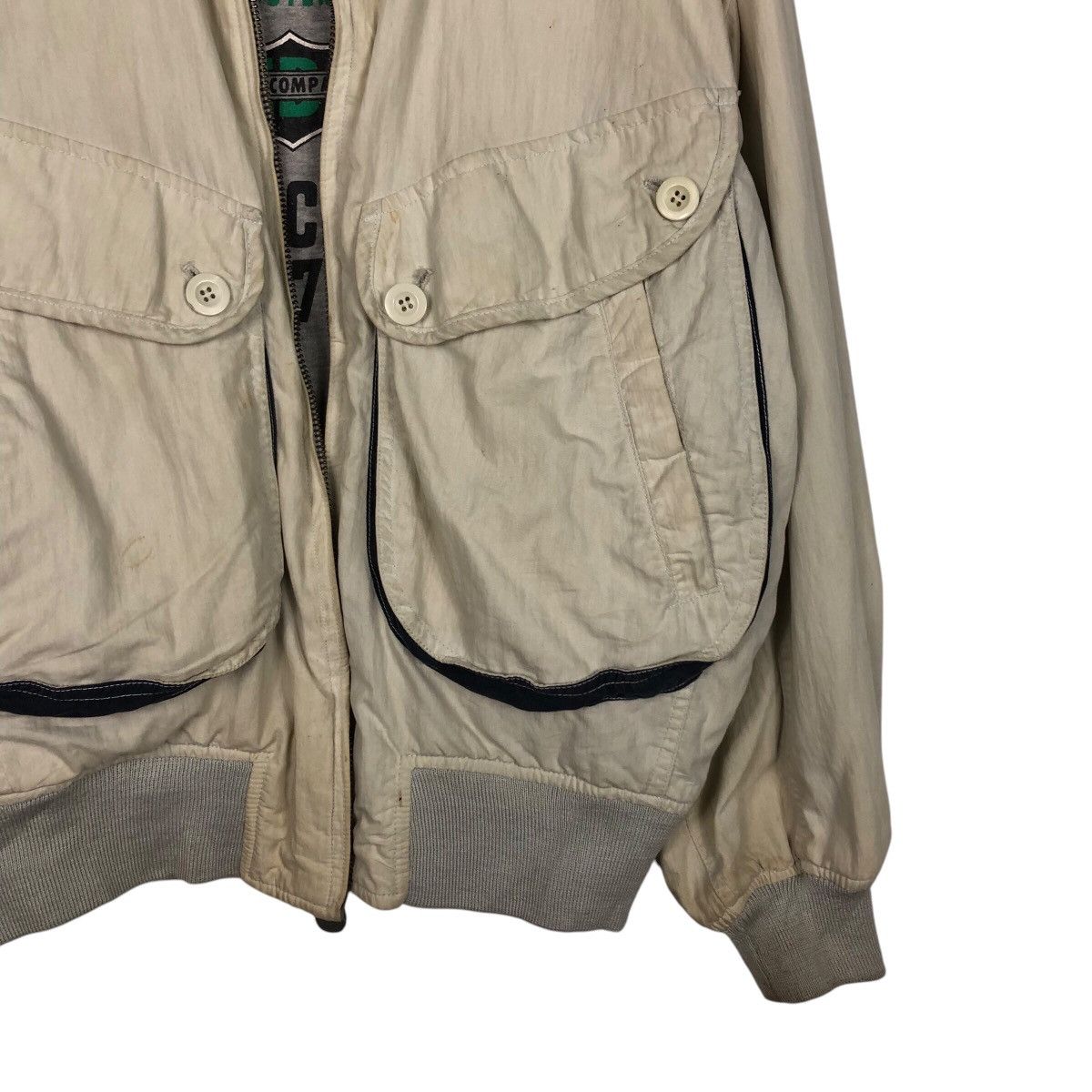 Japanese Brand 📌Mike Birnies Reversible Bomber Jacket Big Logo Issey Miyake Size US M / EU 48-50 / 2 - 8 Thumbnail