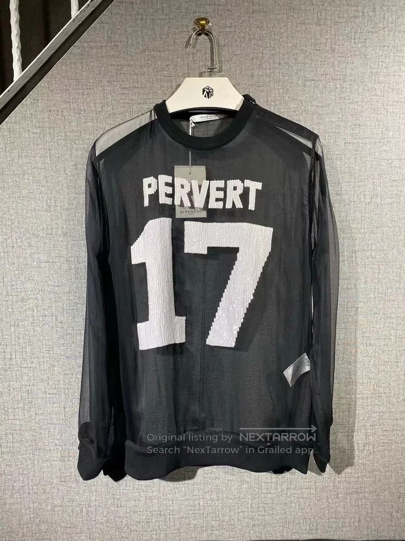 Givenchy Givenchy Size40 Mesh long-sleeve T-shirt Size US M / EU 48-50 / 2 - 1 Thumbnail