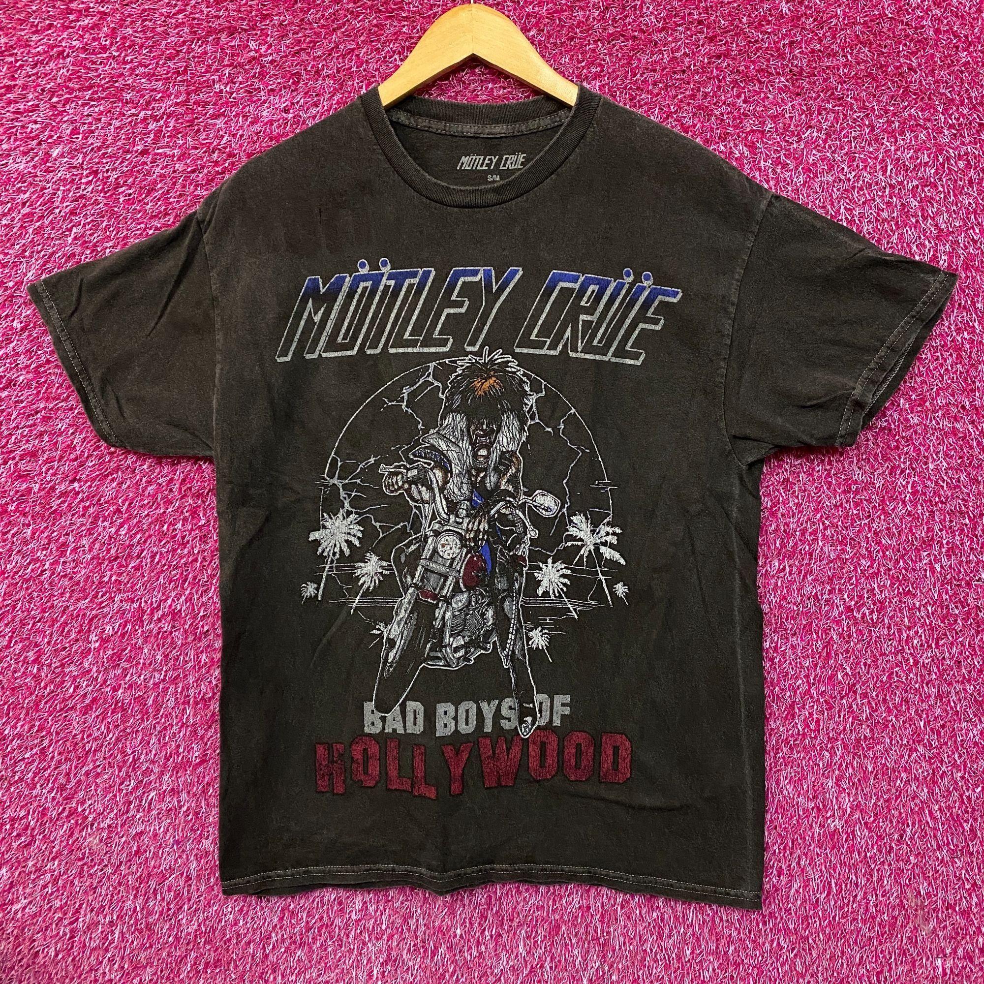 Other Motley Crue The Bad Boys of Hollywood Glam Metal T-Shirt S/M Size US M / EU 48-50 / 2 - 1 Thumbnail