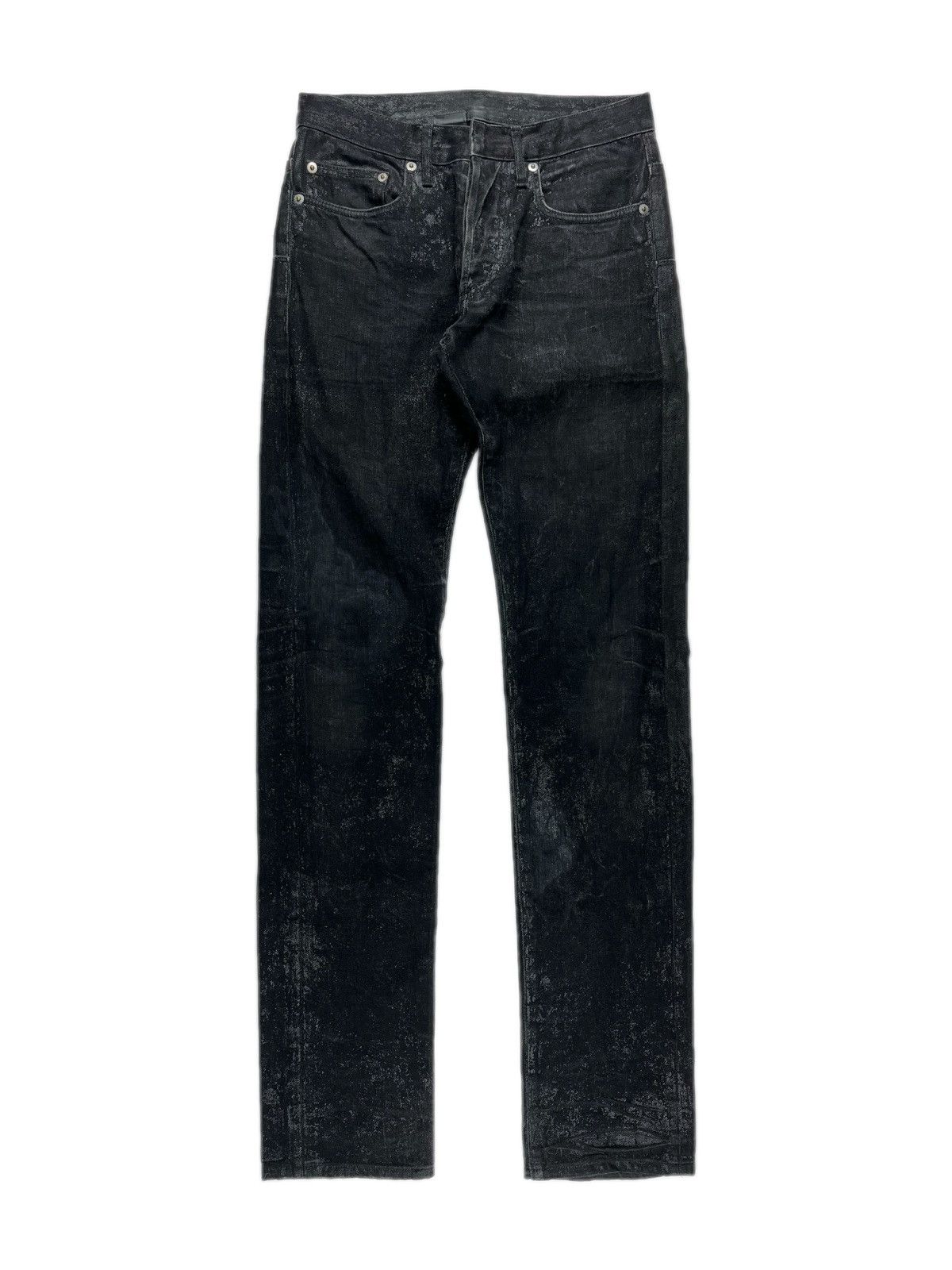 Dior AW07 Dior Homme Waxed Coated Denim Black Navigate Grailed