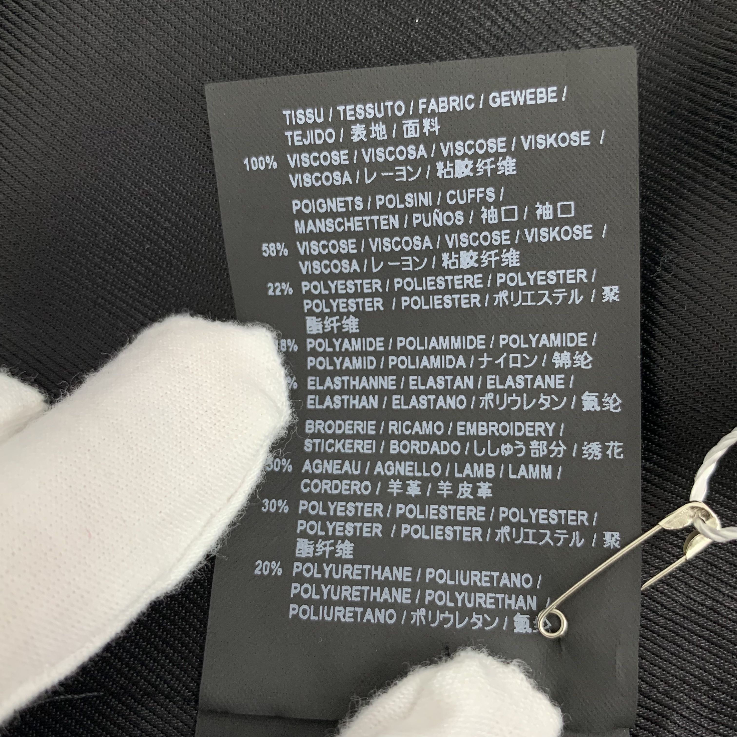 Saint Laurent Paris Saint Laurent Jacket – Blue (Size S) Size S / US 4 / IT 40 - 11 Thumbnail