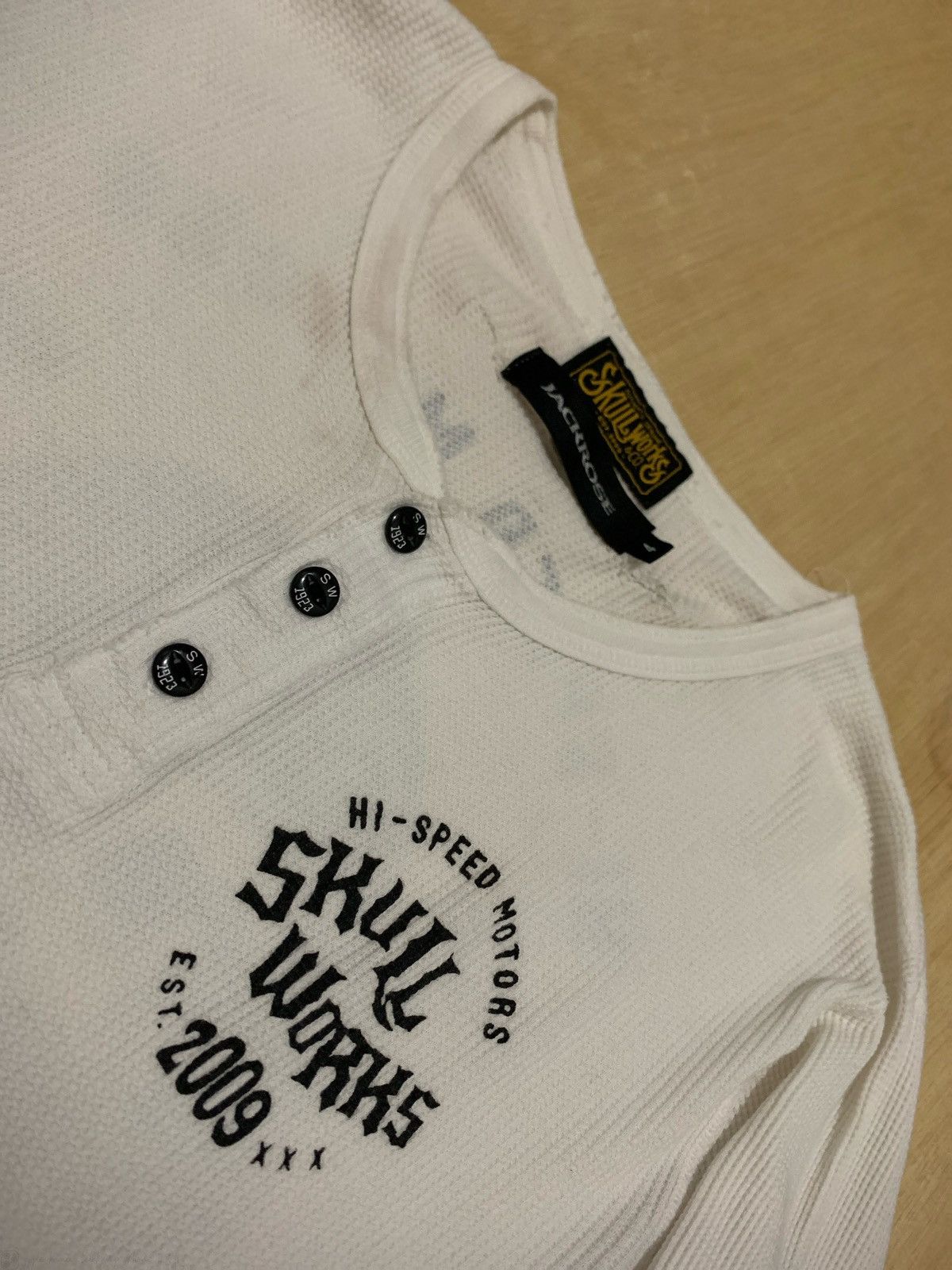 Hysteric Glamour × If Six Was Nine × Japanese Brand Y2k Skull Works Jackrose Longsleeve Size US M / EU 48-50 / 2 - 7 Thumbnail