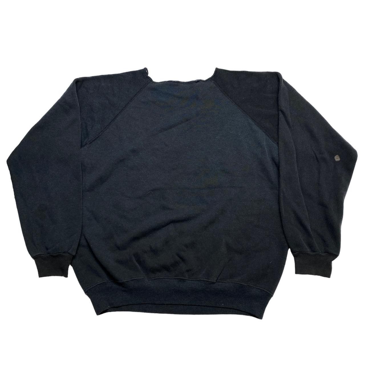 Vintage Distressed BL Gucci Print Black Sweatshirt Size US L / EU 52-54 / 3 - 3 Thumbnail