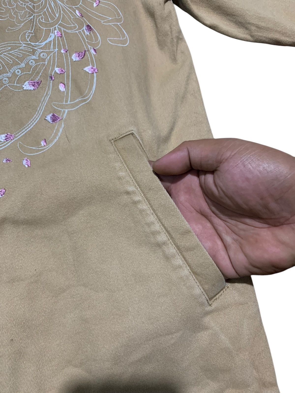 14th Addiction 2000s Karakuri Tamashii embroidery bono jacket double collar Size US L / EU 52-54 / 3 - 12 Thumbnail