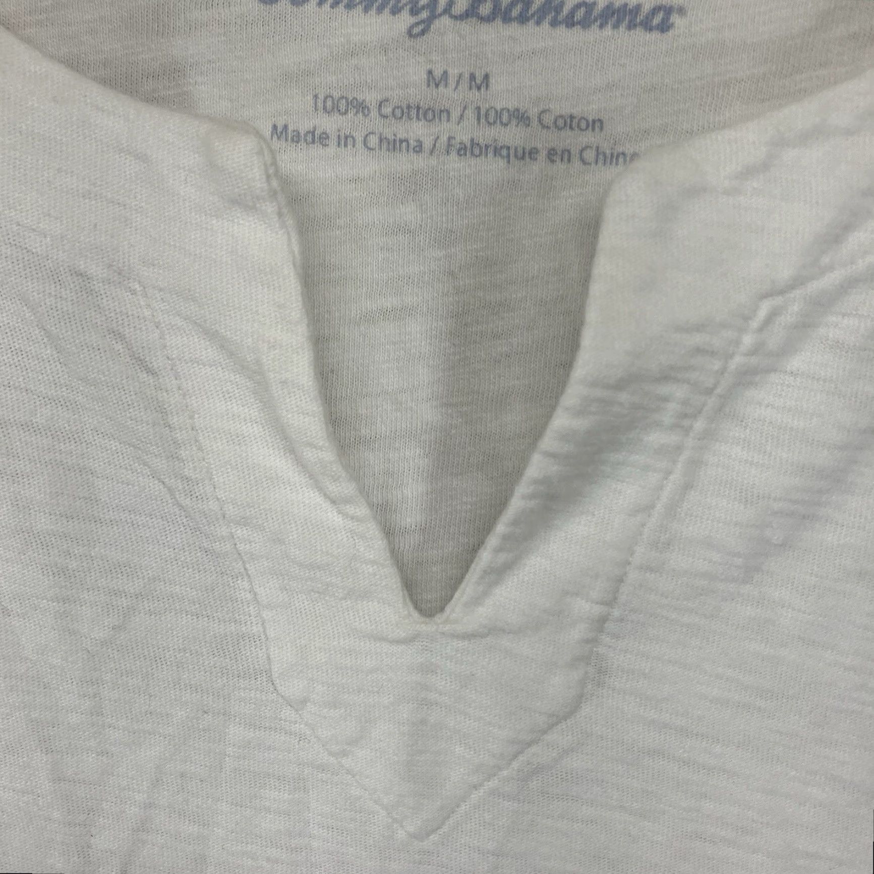 Tommy Bahama Tommy Bahama Women's Cover Up Dress Knit Cotton All Seasons V-Neck Medium White Casual Women's Size M / US 6-8 / IT 42-44 - 5 Thumbnail