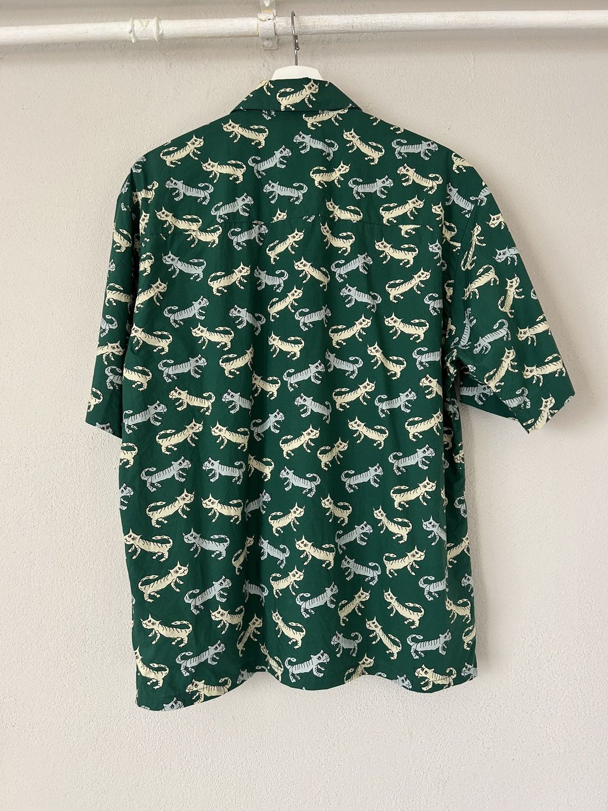 Marni Cat Print Short-Sleeve Button-Up Shirt Size US M / EU 48-50 / 2 - 9 Thumbnail