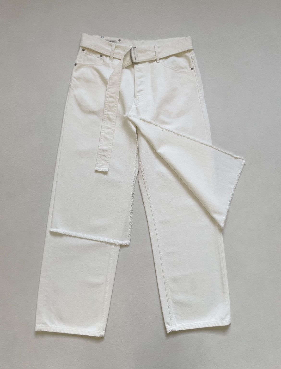 Dries Van Noten Wide Leg Double Layer ‘Skirt’ Denim Jeans Size US 32 / EU 48 - 1 Thumbnail
